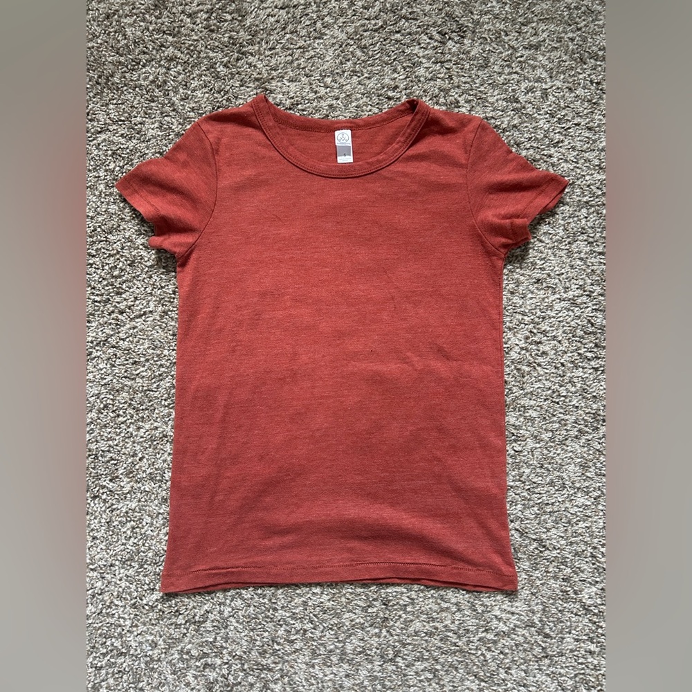 Alternative earth brink orange red t-shirt